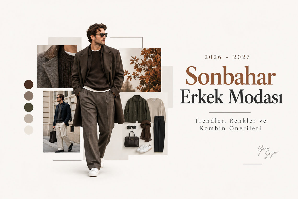 2026-2027 Sonbahar Erkek Modası: Trendler, Renkler ve Kombin Önerileri