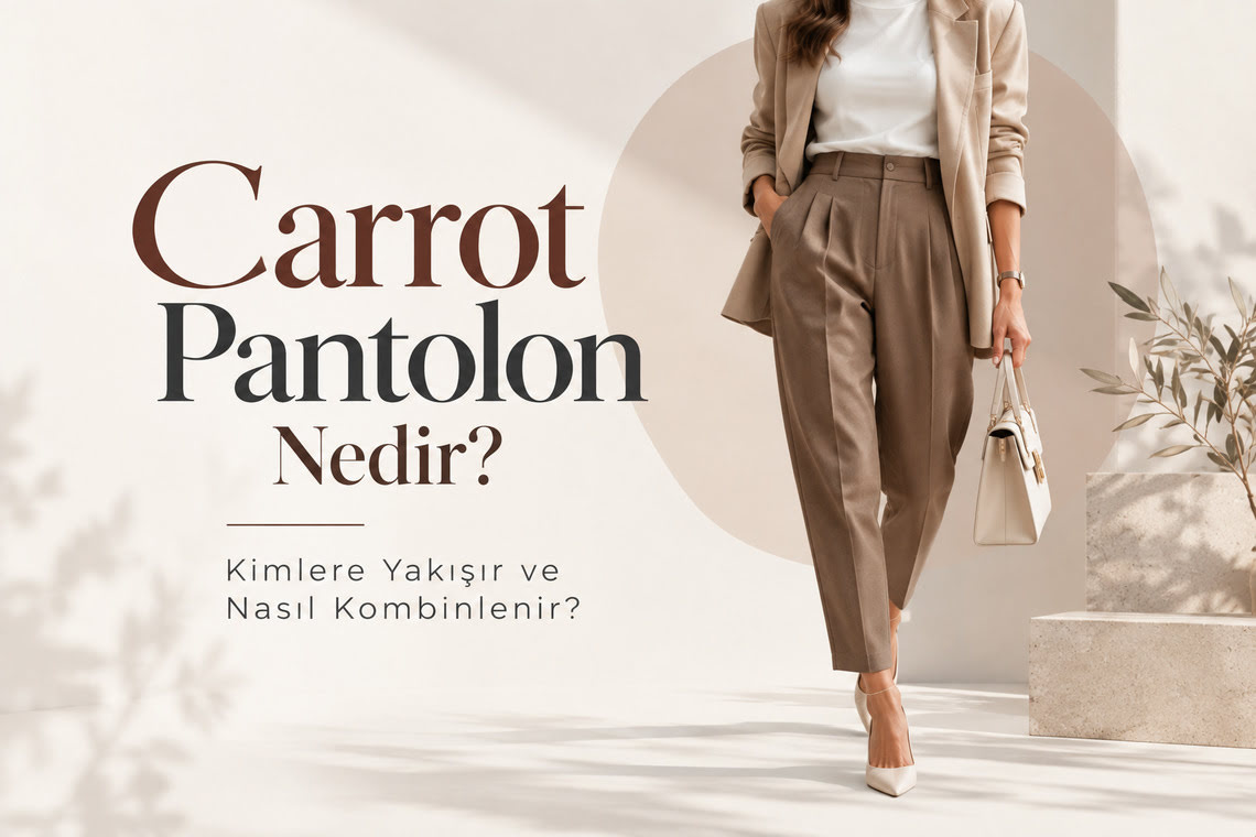 Carrot Pantolon Nedir, Kimlere Yakışır ve Nasıl Kombinlenir?