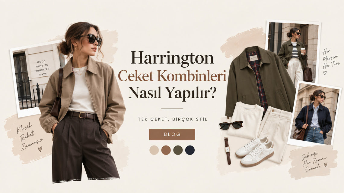 Harrington Ceket Kombinleri Nasıl Yapılır?