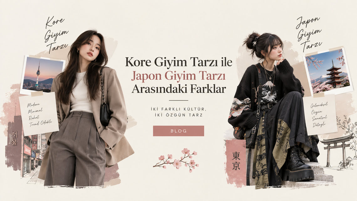 Kore Giyim Tarzı ile Japon Giyim Tarzı Arasındaki Farklar