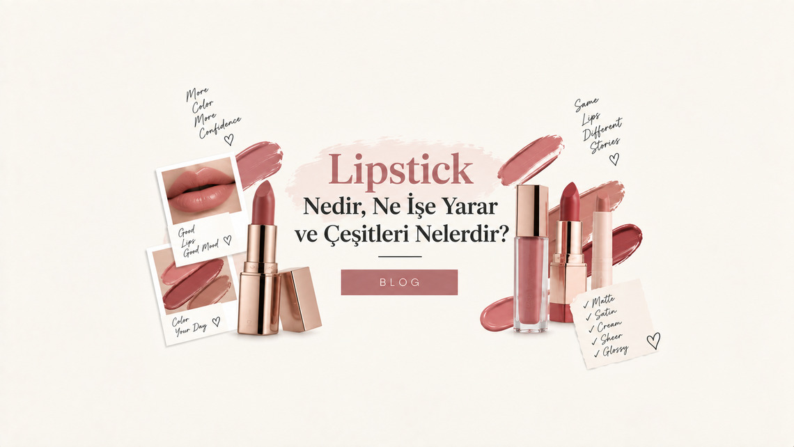 Lipstick Nedir, Ne İşe Yarar ve Çeşitleri Nelerdir?