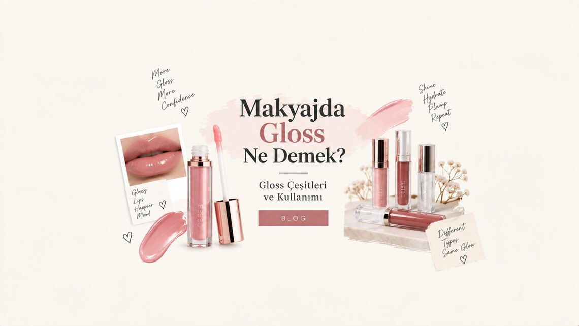 Makyajda Gloss Ne Demek? Gloss Çeşitleri ve Kullanımı
