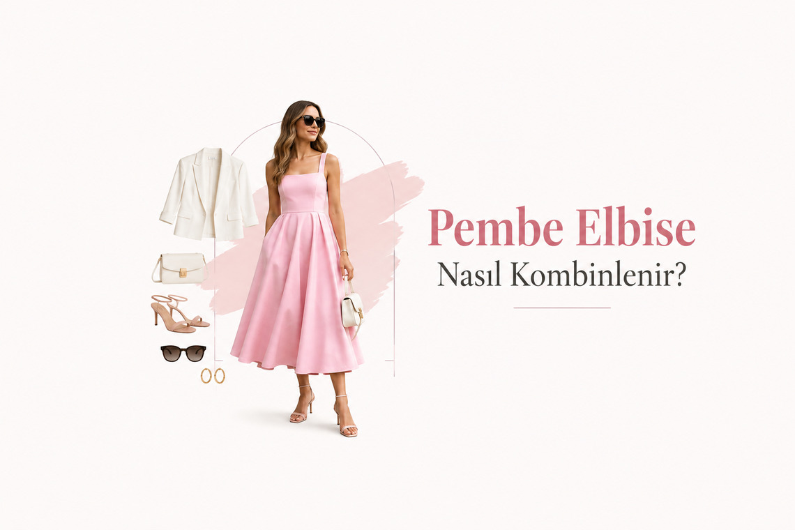 Pembe Elbise Nasıl Kombinlenir? Ayakkabı, Çanta ve Takı Önerileri