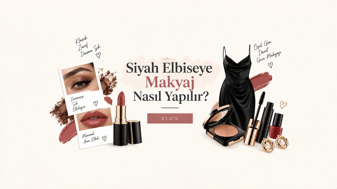 Siyah Elbiseye Makyaj Nasıl Yapılır?