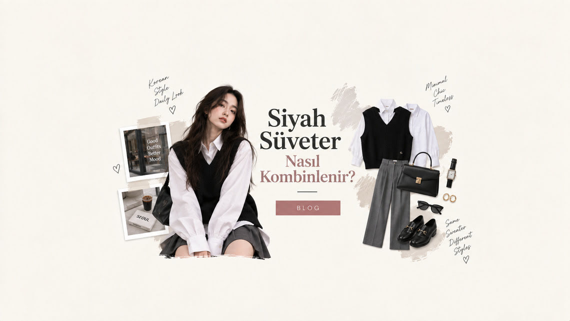 Siyah Süveter Nasıl Kombinlenir? 