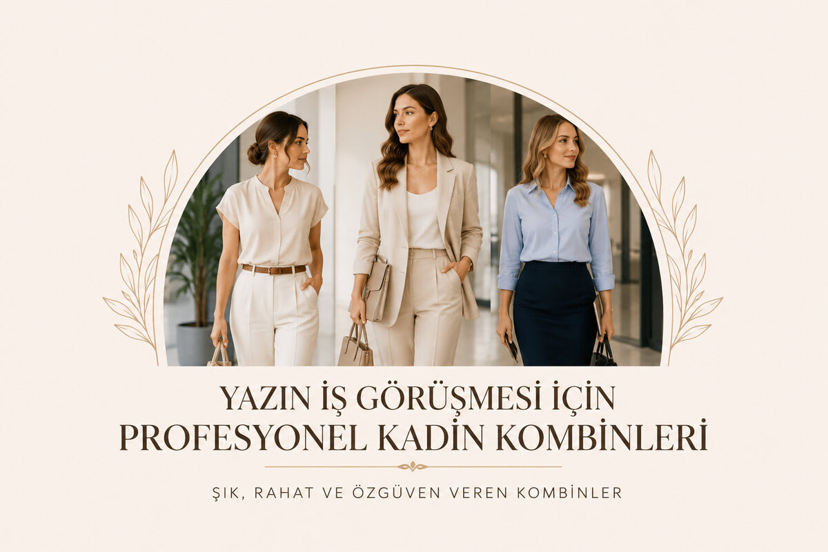 Yazın İş Görüşmesi için Profesyonel Kadın Kombinleri Nelerdir?